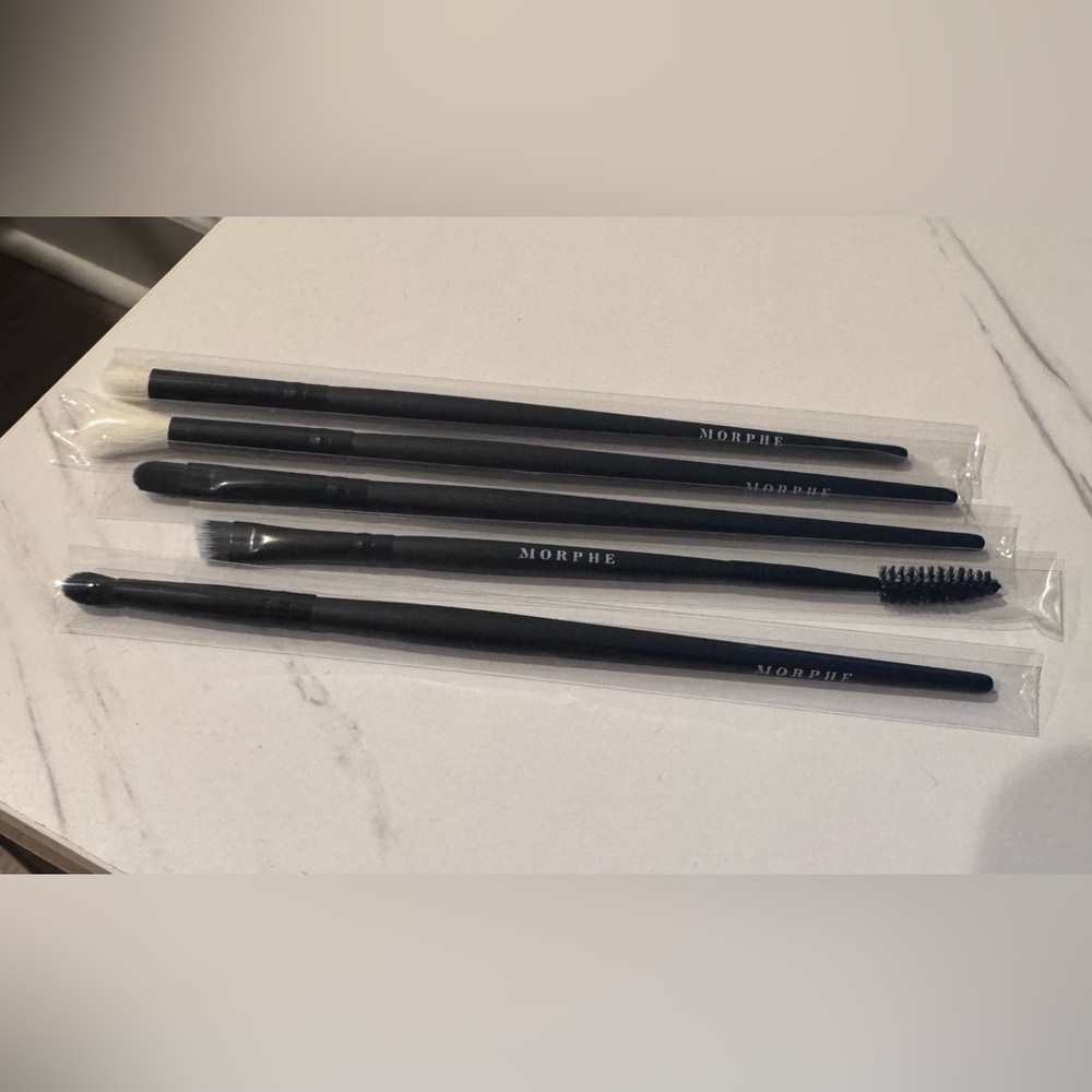 Morphe Sleek Black Eye Brush Collection-5 brushes